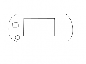 302x227 How To Draw A Psp, Step - Psp Drawing