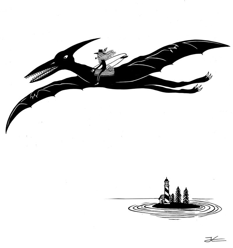 800x850 pterodactyl drawing jonas claesson - Pterodactyl Drawing