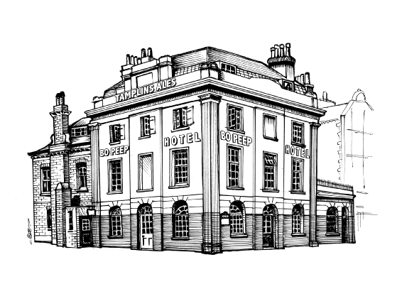 566x400 Pub Drawings, James Gray - Pub Drawing