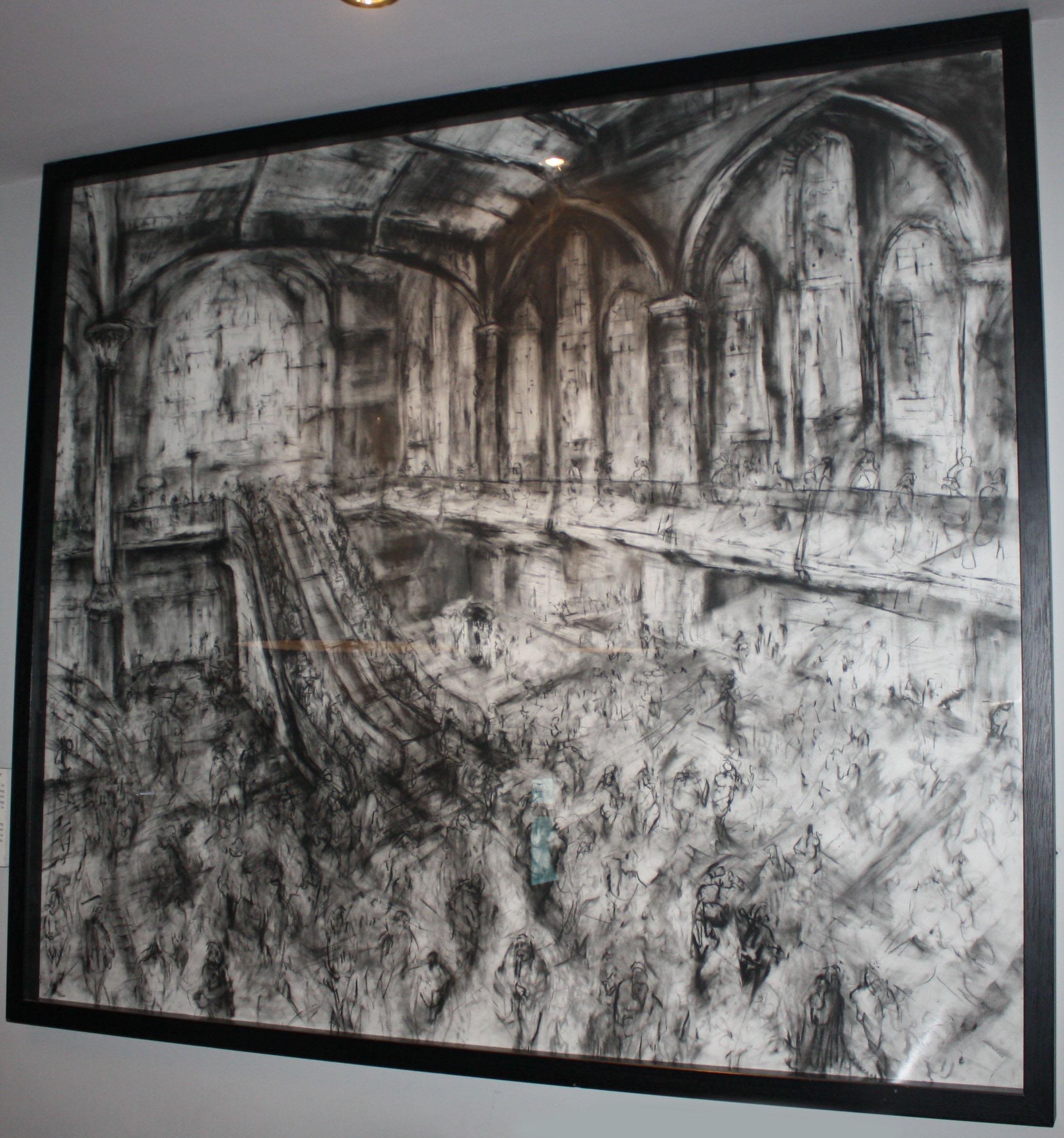 2192x2344 Hamilton Hall, Pub In City Of London - Pub Drawing