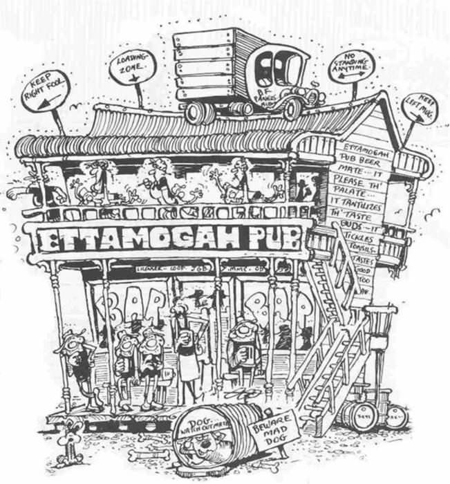 651x700 History The Ettamogah, Kellyville Ridge, Nsw - Pub Drawing