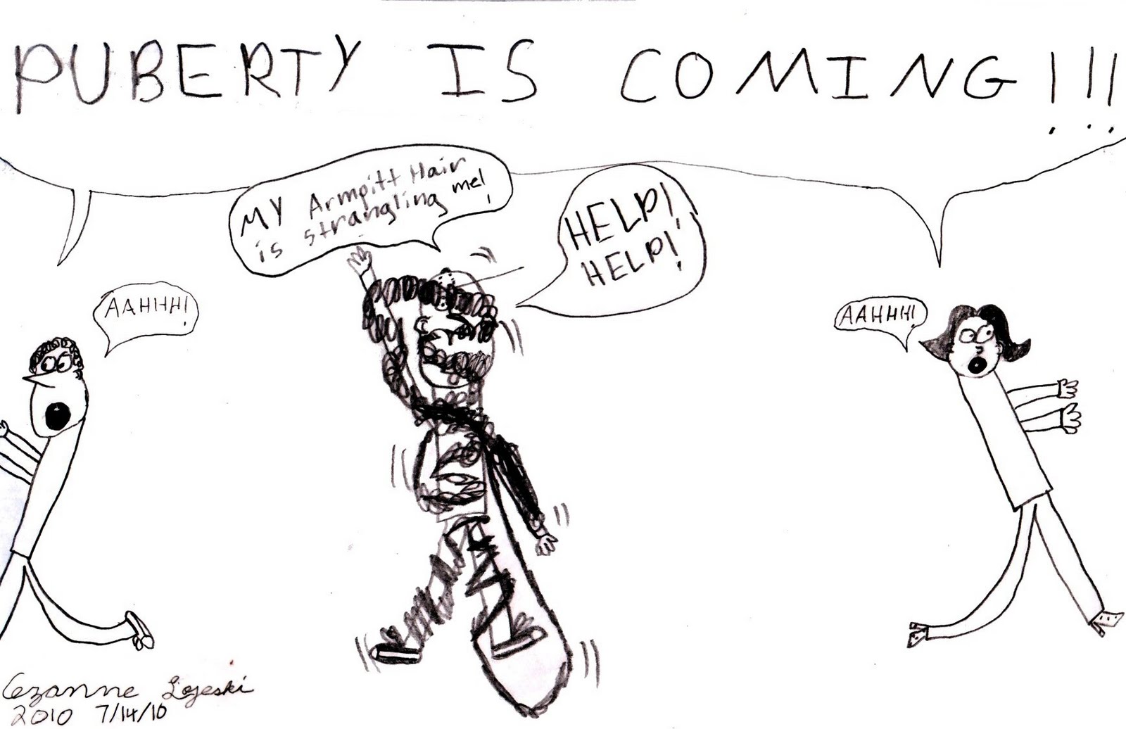 1600x1036 Mike Lynch Cartoons Cartoon Class George Booth, Puberty - Puberty Drawing