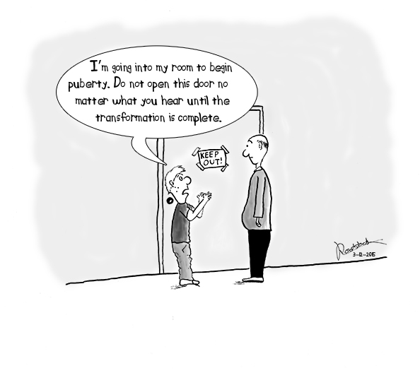 594x528 Cliches, Hot Tub Parties And Puberty A Post In Pictures I've - Puberty Drawing