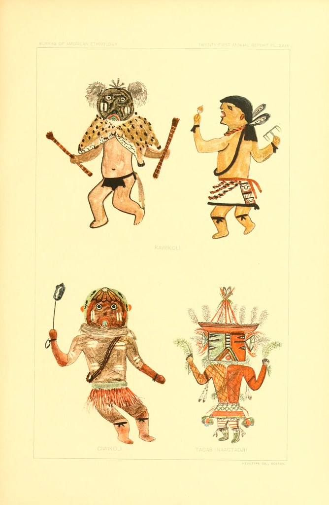 668x1024 Hopi Drawings Of Kachinas - Public Domain Drawings