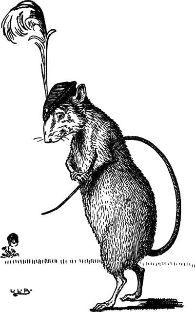 400x640 Dapper Rat Drawing - Public Domain Drawings