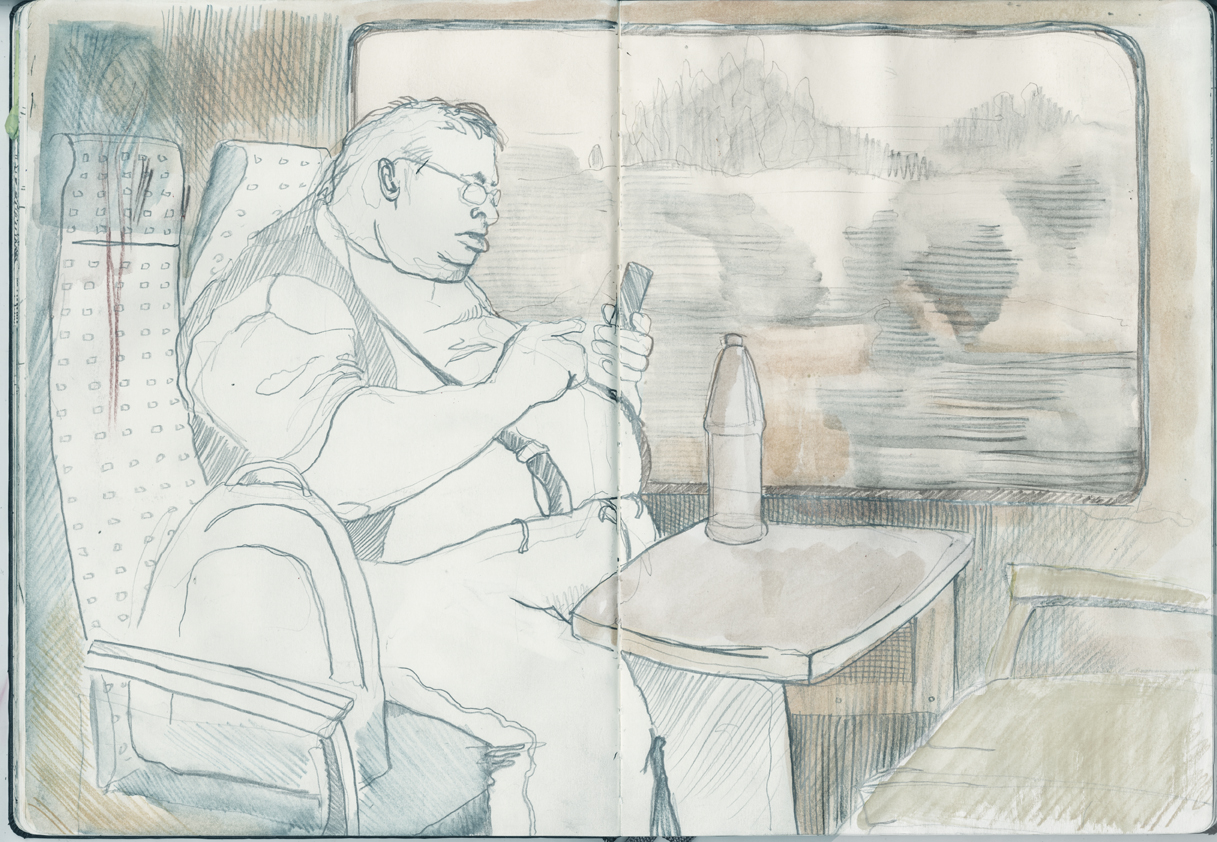 1217x842 how to draw strangers in public - Public Drawing