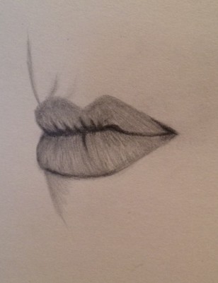 Puckered Lips Drawing At PaintingValley.com | Explore Collection Of ...