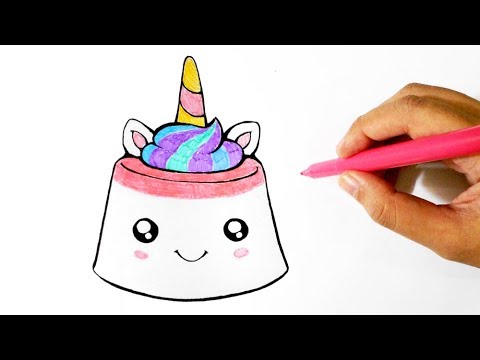 480x360 let's draw! unicorn pudding - Pudding Drawing
