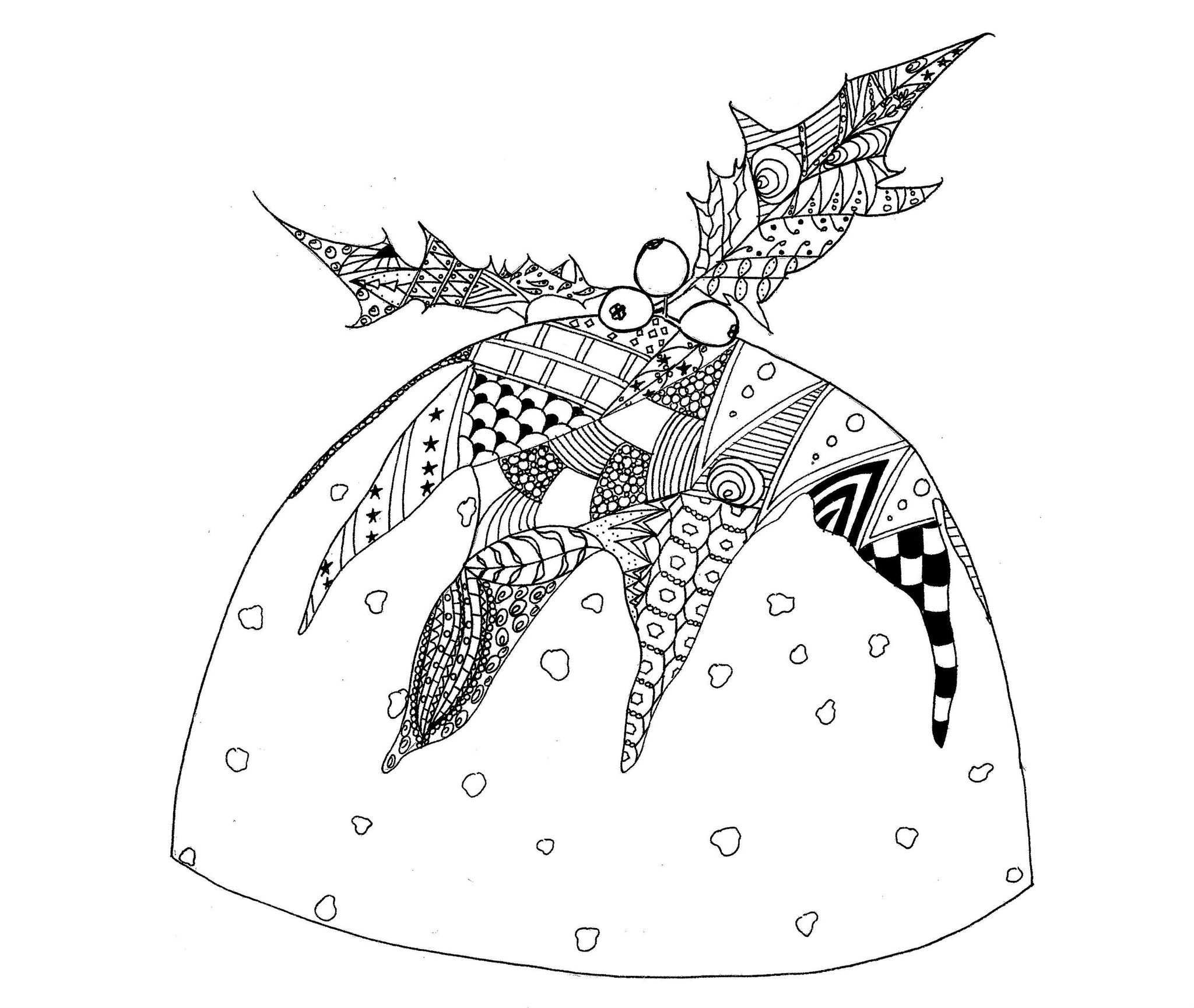 2048x1729 black friday sale! christmas pudding colouring - Pudding Drawing