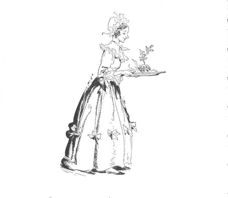 740x645 in making the christmas pudding pathways to god - Pudding Drawing