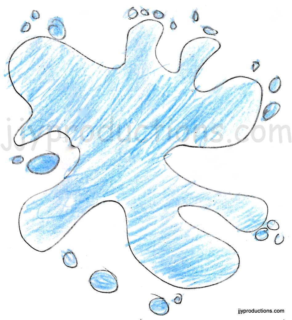 All 91+ Images how to draw a puddle of water Sharp