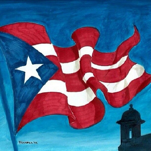 612x612 How To Draw Puerto Rico Flag - Puerto Rican Flag Drawing. 