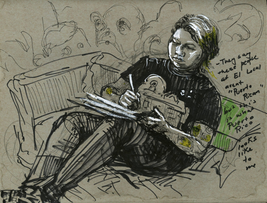 1024x777 puerto rico sketchbook the comic book artist - Puerto Rico Drawing