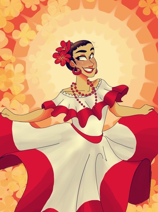 320x429 puertorico drawings on paigeeworld pictures of puertorico - Puerto Rico Drawing