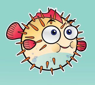 322x288 Pics For Gt Puffer Fish Drawing For Kids Doodles, Drawing - Puffer Fish Drawing