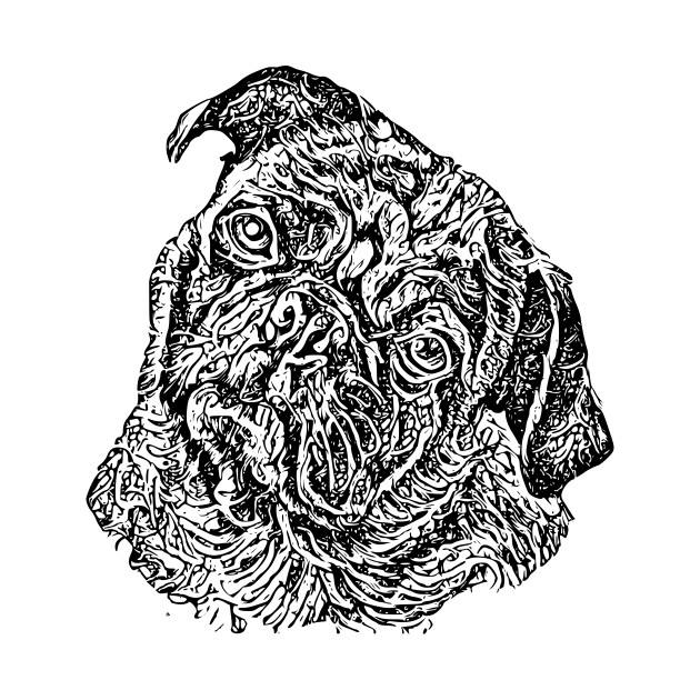 630x630 Pug Drawing - Pug Drawing