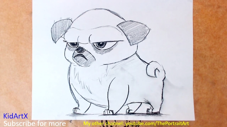 How To Draw A Pug Easy Step By Step