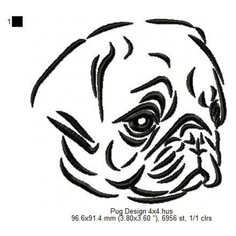 Pug Outline Drawing at PaintingValley.com | Explore collection of Pug ...