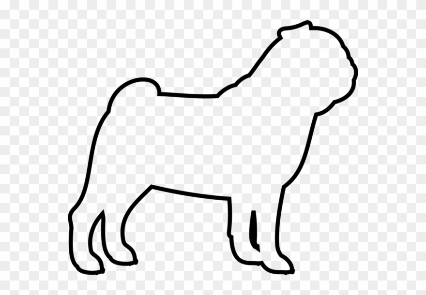 Pug Outline Drawing at Explore collection of Pug Outline Drawing