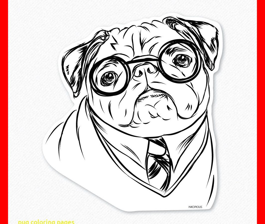1064x900 Fresh Coloring Pages Of Baby Pugs Oldmint Info Pug Puppy Marvelous - Pug Puppy Drawing