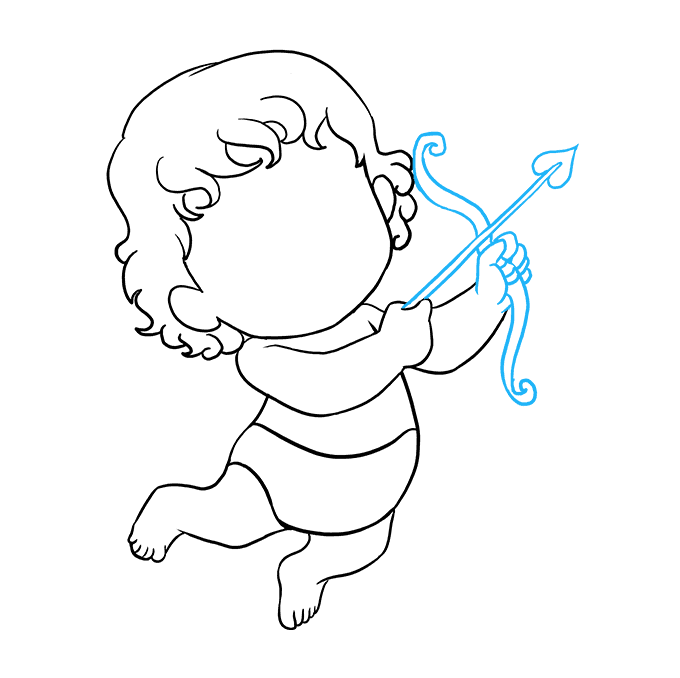 680x678 how to draw cupid - Pull Drawing