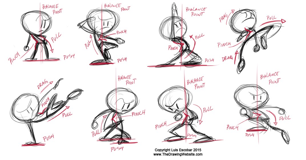 1072x559 the key to flow, power and dynamism mastering gesturethe drawing - Pull Drawing