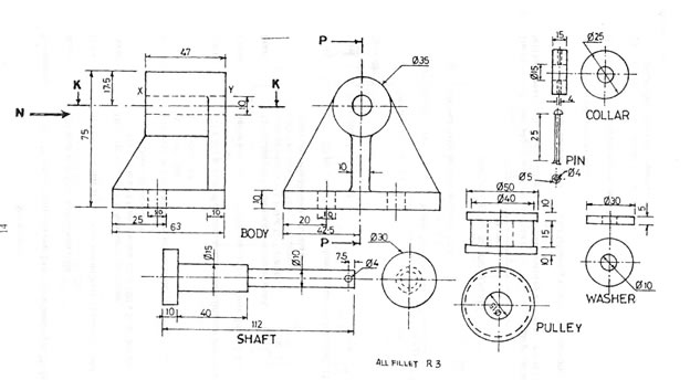 624x344 technical drawing paper novdec - Pulley Drawing