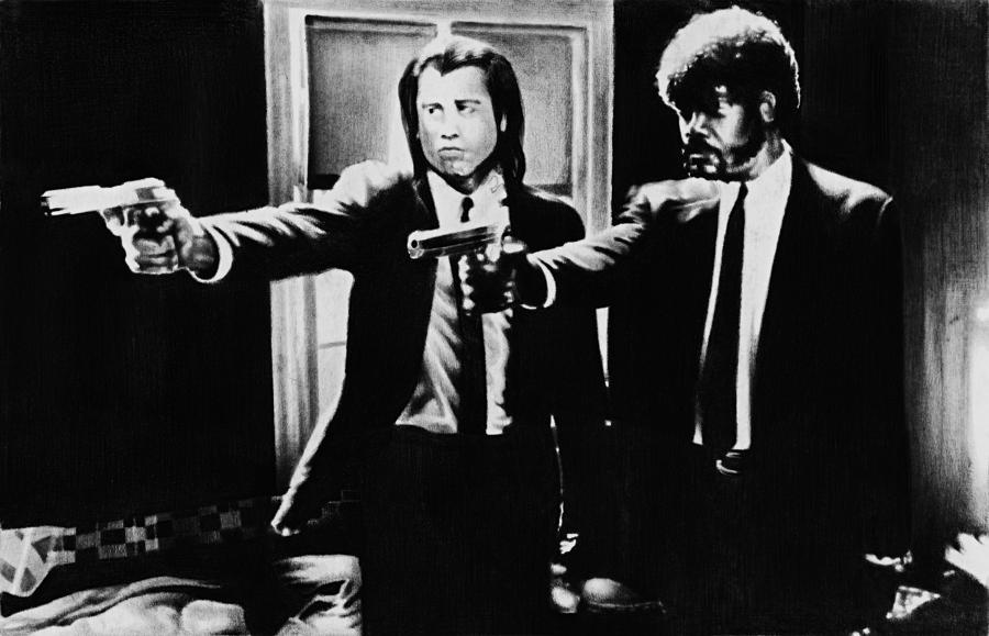 900x579 Pulp Fiction Drawing - Pulp Fiction Drawing