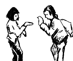 300x250 Pulp Fiction Dance Scene Drawing - Pulp Fiction Drawing