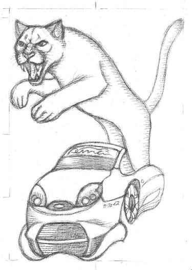 375x527 ford puma drawing - Puma Drawing