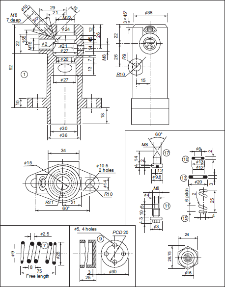 458x585 fuel pump - Pump Drawing