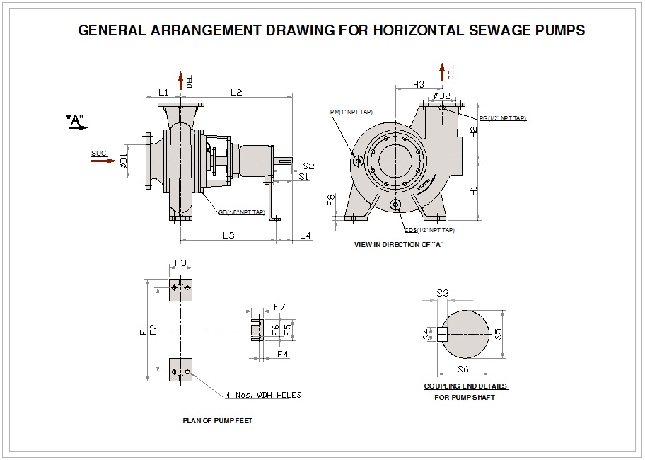 912x650 ga drawing pump for free download - Pump Drawing