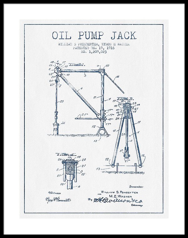 600x759 oil pump jack patent drawing - Pump Jack Drawing
