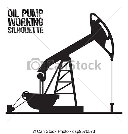 450x470 Pumpjack Clipart - Pump Jack Drawing