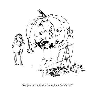 400x400 Do You Mean Good, Or Good For A Pumpkin - Pumpkin Cartoon Drawing