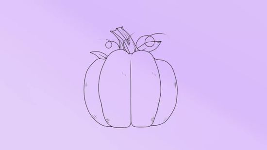 550x309 Ways To Draw A Pumpkin - Pumpkin Cartoon Drawing
