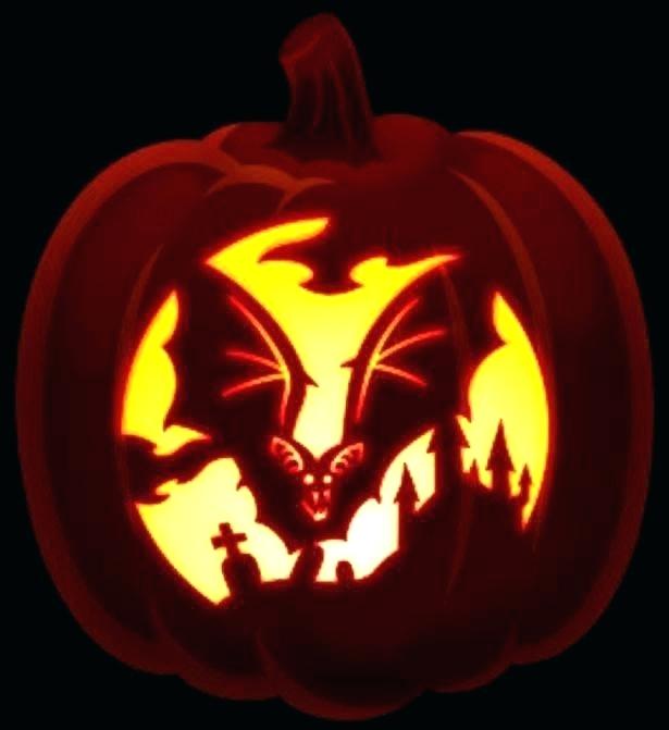 615x671 easy scary pumpkin faces free printable face carving ideas - Pumpkin Carving Drawings