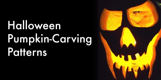 520x260 not another list of free halloween pumpkin carving patterns - Pumpkin Carving Drawings