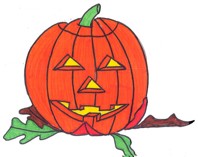 640x507 Drawing Tutorial - Pumpkin Designs Drawing