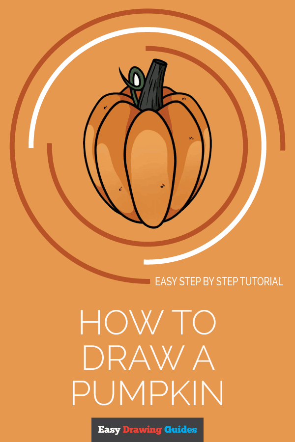 600x900 How To Draw A Pumpkin Easy Drawing Guides - Pumpkin Designs Drawing
