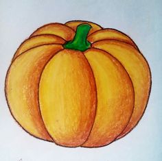 236x235 How To Draw A Pumpkin Step - Pumpkin Drawing