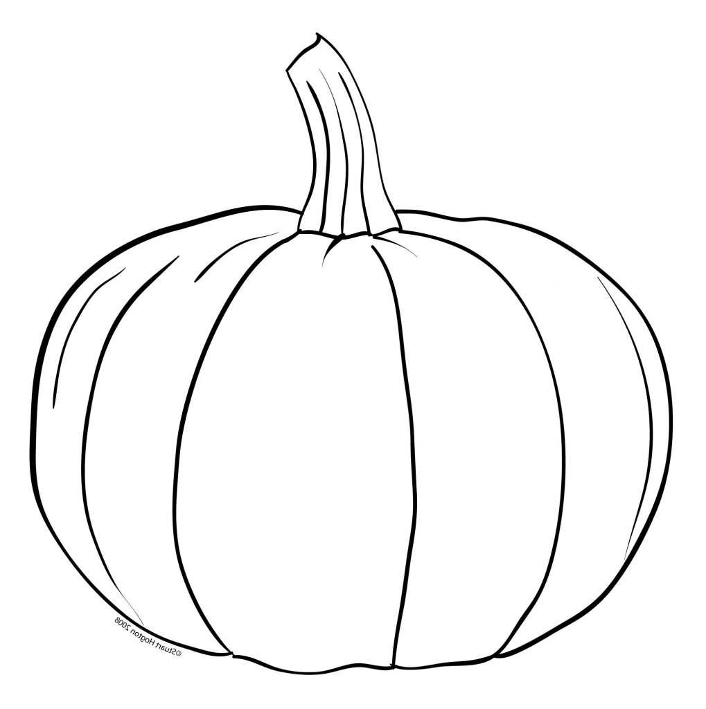 1019x1024 Simple Pumpkin Drawing - Pumpkin Drawing For Kids