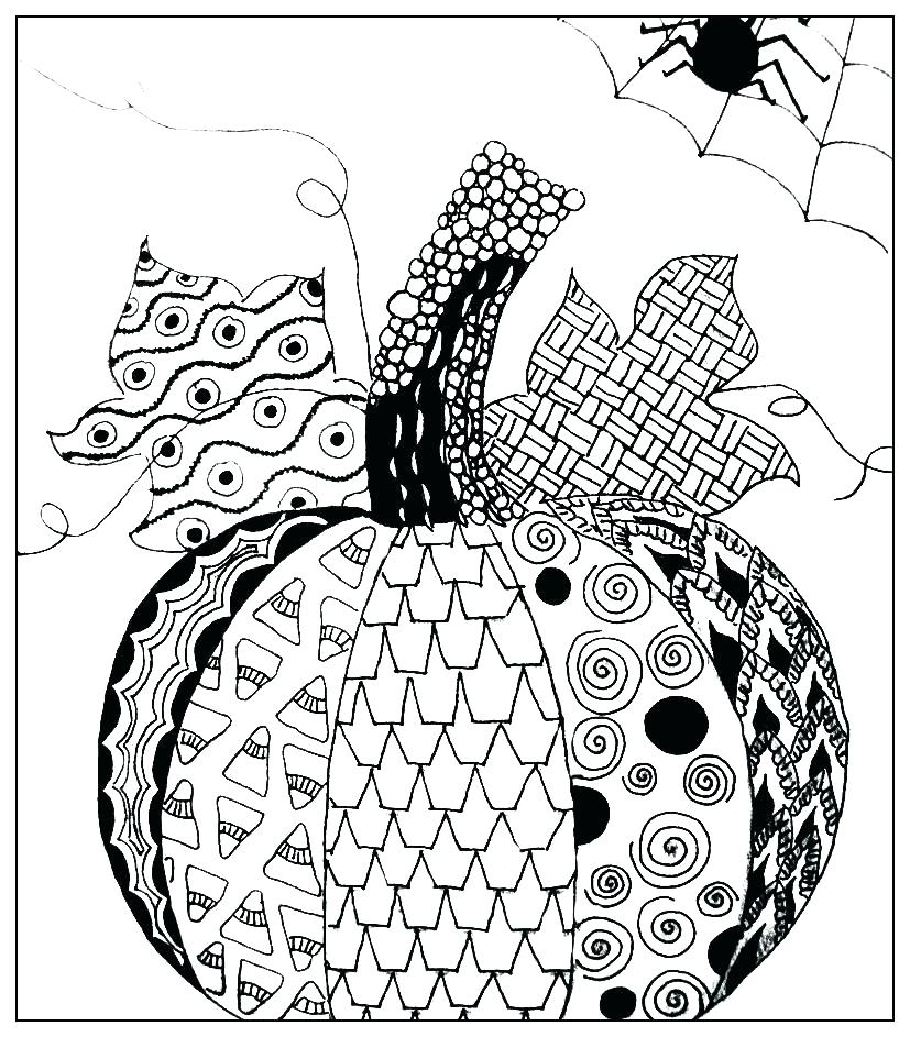 827x943 Halloween Coloring Pages Cute Funny Coloring Pages Coloring Adult - Pumpkin Drawing Pages