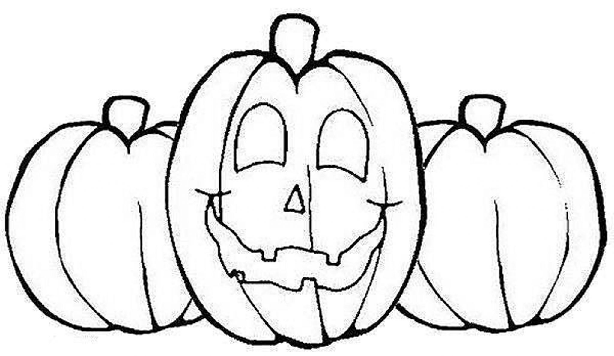 2048x1188 Print Download - Pumpkin Drawing Pages