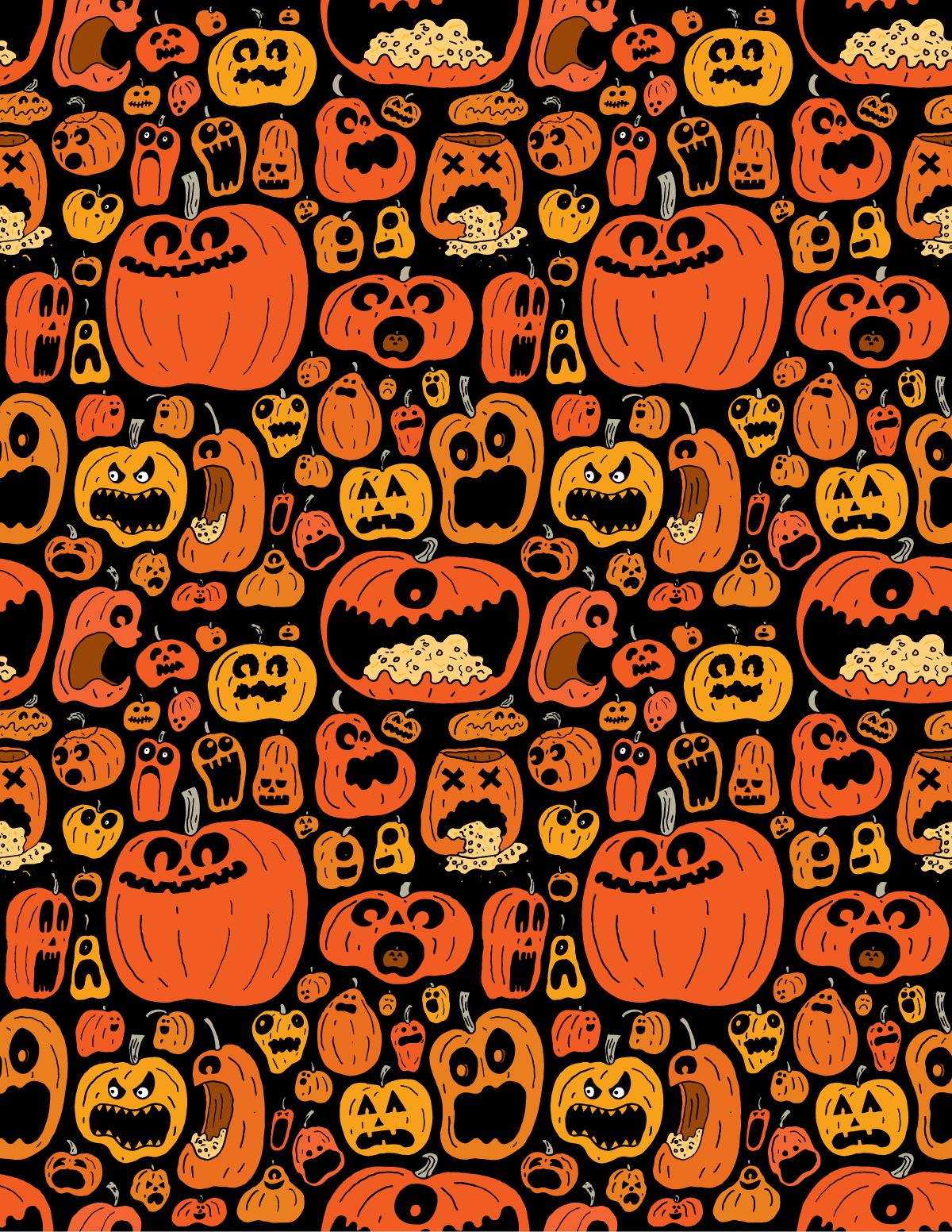 1200x1552 Drawing Patterns Pumpkin Pattern - Pumpkin Drawing Patterns