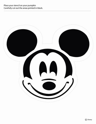 309x400 Pumpkin Stencils Disney Pumpkin Carving Patterns Woo! Jr Kids - Pumpkin Drawing Patterns