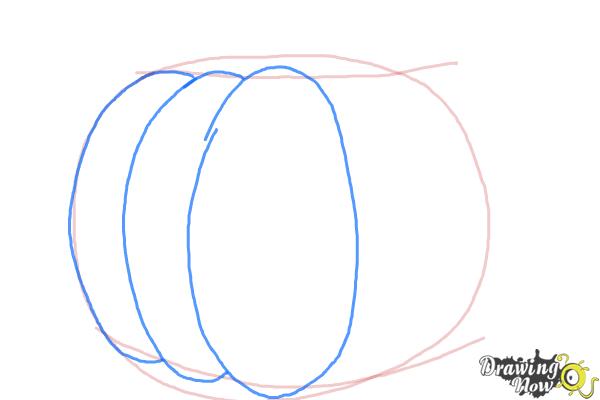 600x400 How To Draw A Halloween Pumpkin - Pumpkin Drawing Picture