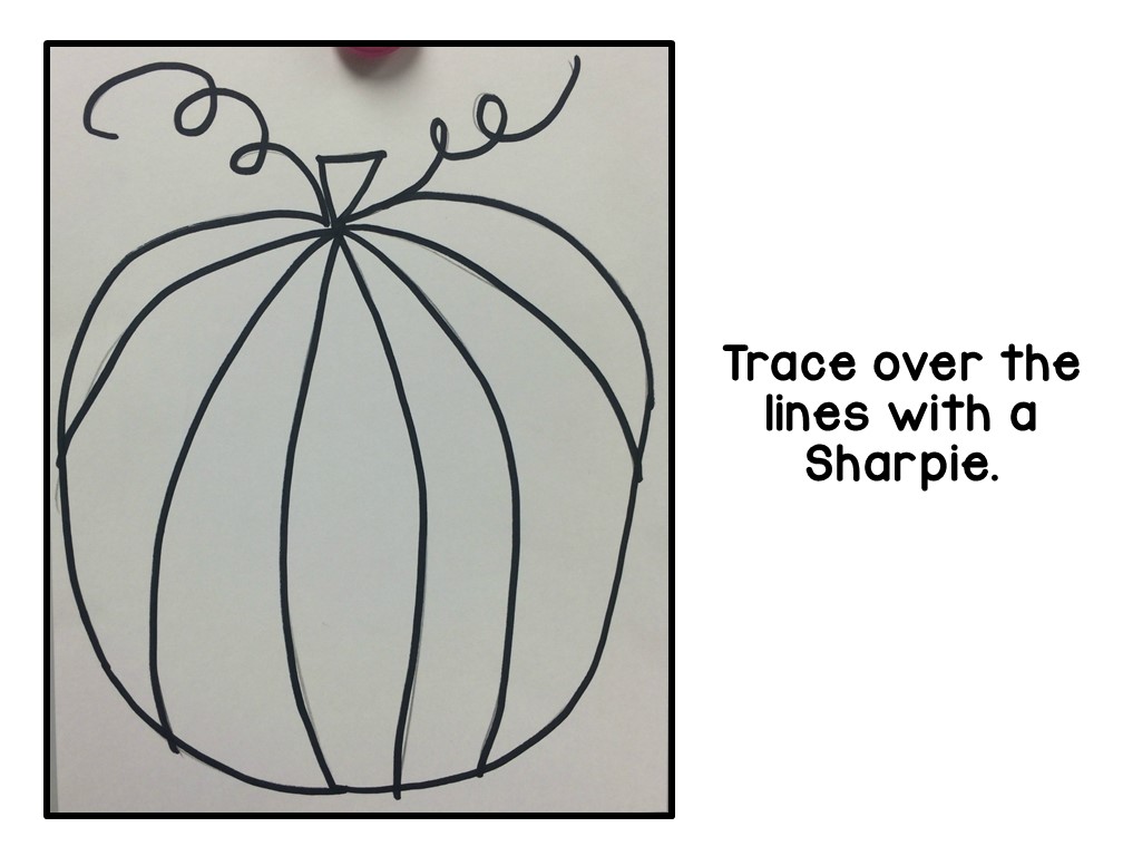 1008x768 Pumpkin Directed Drawings - Pumpkin Drawing Picture