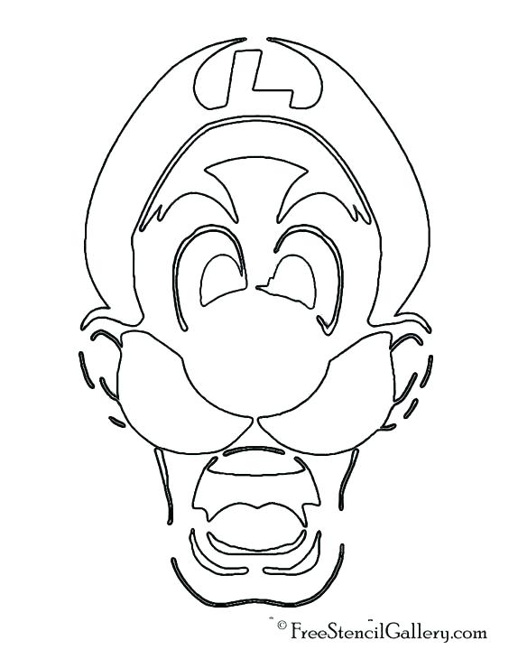 564x730 Free Pumpkin Carving Templates To Print And Download Outlines - Pumpkin Drawing Template