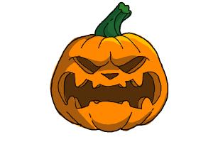300x200 How To Draw A Pumpkin Face - Pumpkin Faces Drawing